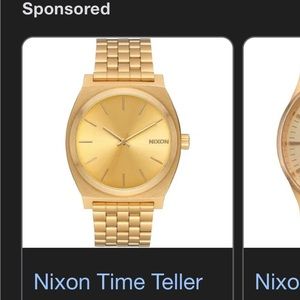 Nixon watch - gold Time Teller